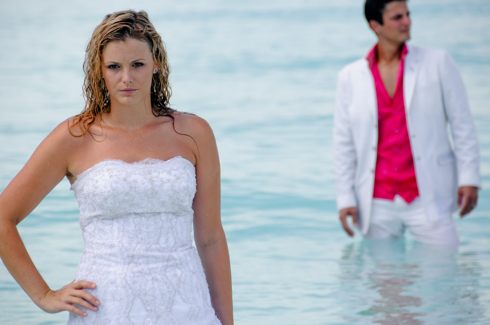 trash the dress session in cancun